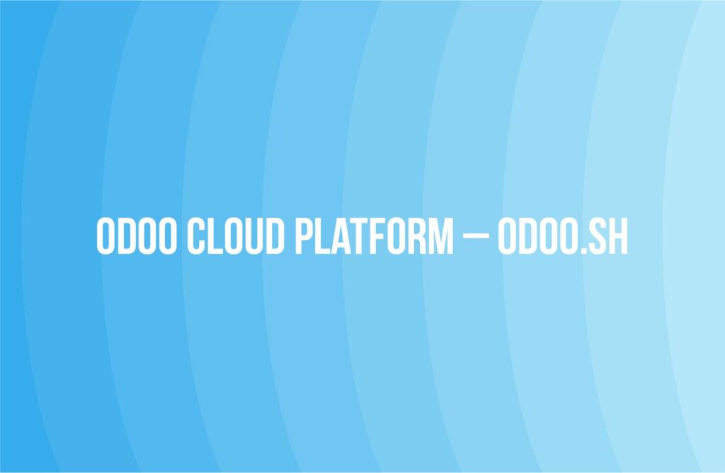 Odoo Cloud platform Odoo