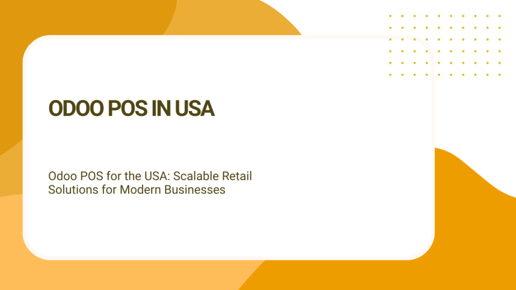 PPTS blog banner showing title,"Odoo pos in USA"